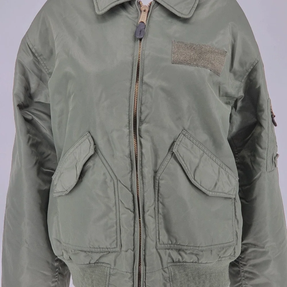Rothco Green Ultra Force‎ Jacket CWU-45P Mens XL Nylon Pilot Bomber USAF Flight